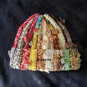 Supreme | Accessories | Supreme Multicolor Hand Tied Beanie | Poshmark